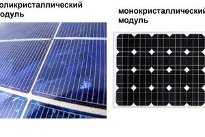 Отличие монокристаллических солнечных панелей от поликристаллических